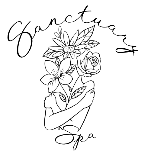 Sanctuary Spa decorative background logo